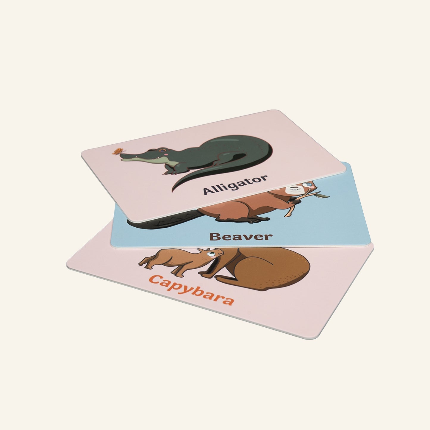 Cute Animal ABC Flashcards